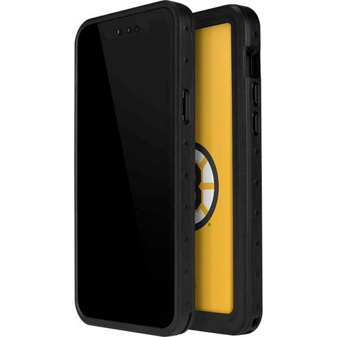NHL Boston Bruins Solid Background iPhone 15 Waterproof Case